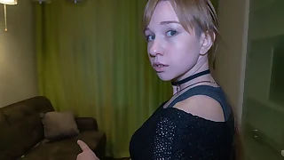 DEBT4k. Man comes to the teen Russian debtor
