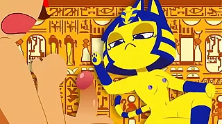 Classic Ankha from AC swf Homage Animation by ZONE