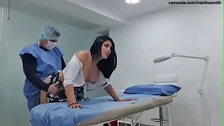 I tease my Doctor and he ends fucking me